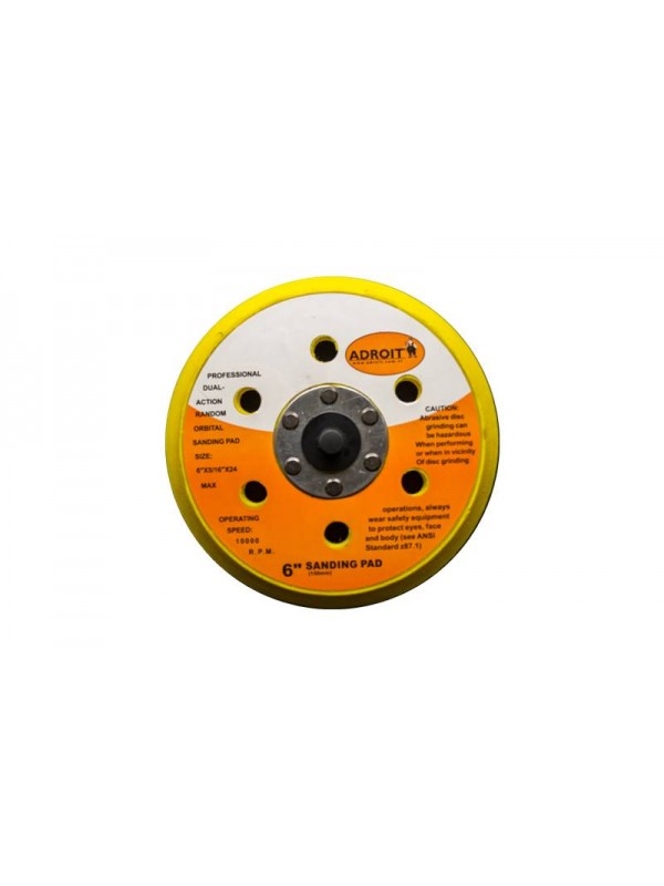 Adroit 150mm Cırtlı Disk Zımpara Tabanı